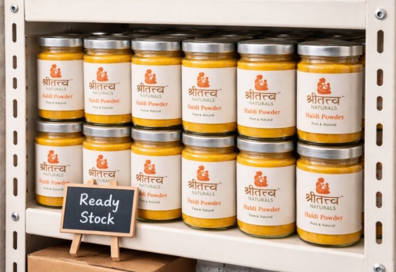 stack packed product